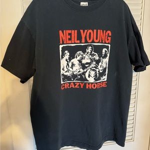 Neil Young Crazy Horse 2003 Official Tour Band T-Shirt